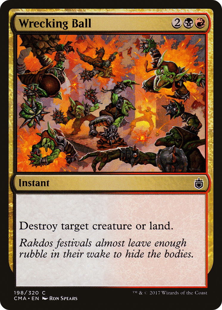 Wrecking Ball (CMA-198) [Commander Anthology] MTG Single Wizards of the Coast