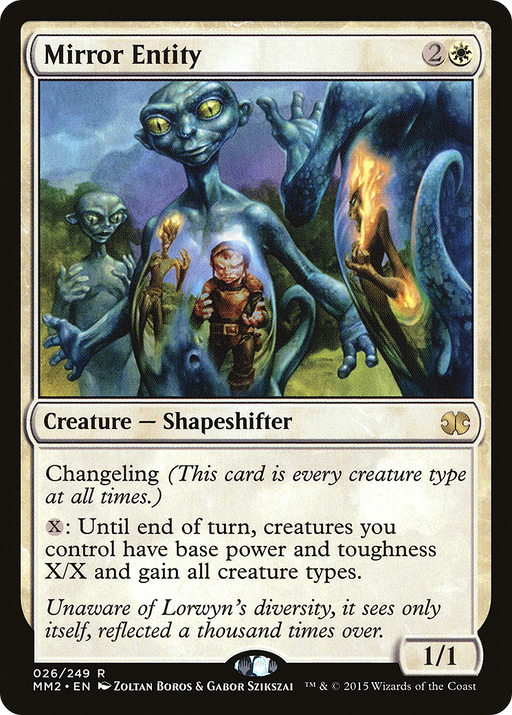 Mirror Entity (MM2-026) [Modern Masters 2015] Foil MTG Single Modern Masters 2015
