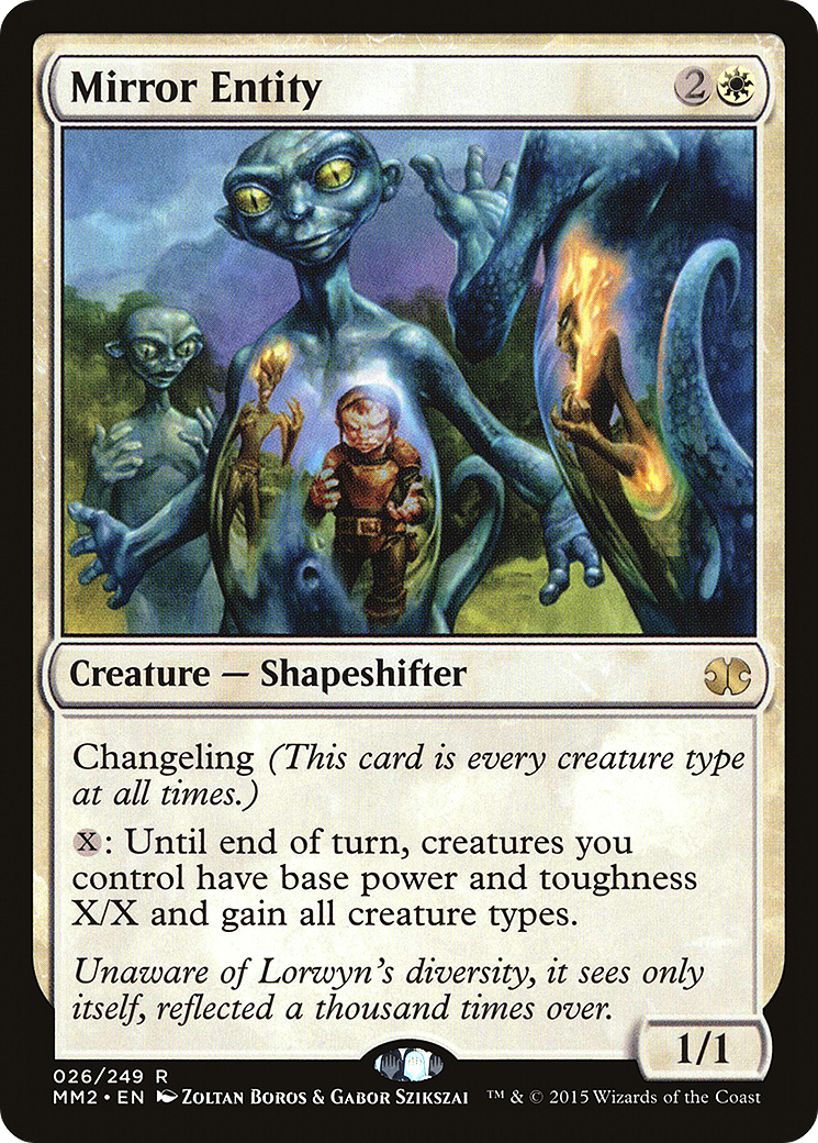 Mirror Entity (MM2-026) [Modern Masters 2015] MTG Single Modern Masters 2015