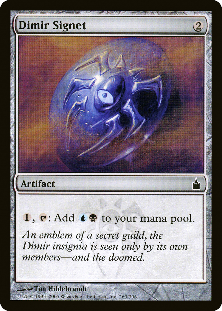 Dimir Signet (RAV-260) [Ravnica: City of Guilds] MTG Single Wizards of the Coast
