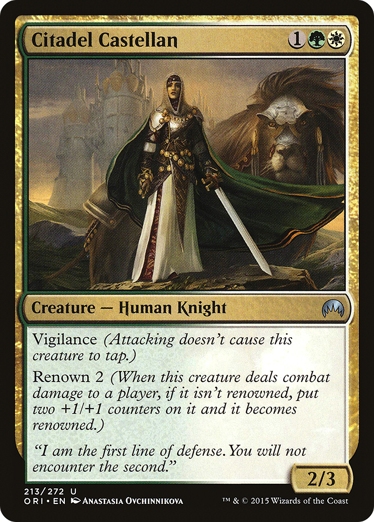 Citadel Castellan (ORI-213) [Magic Origins] MTG Single Wizards of the Coast