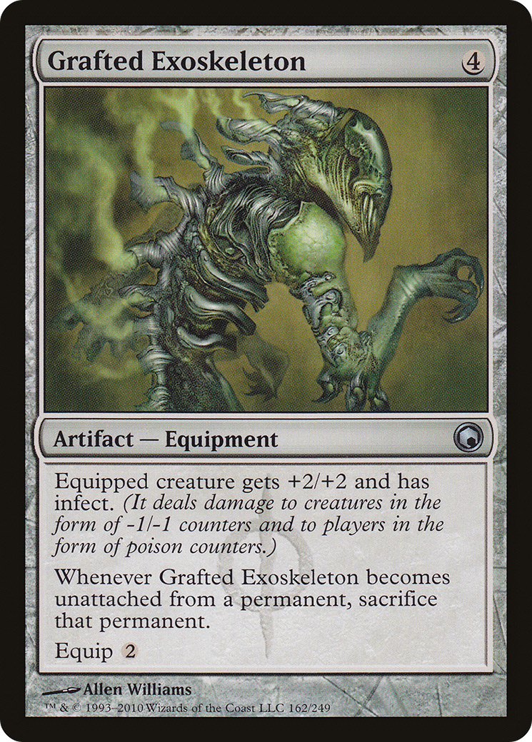 Grafted Exoskeleton (SOM-162) [Scars of Mirrodin] MTG Single Wizards of the Coast