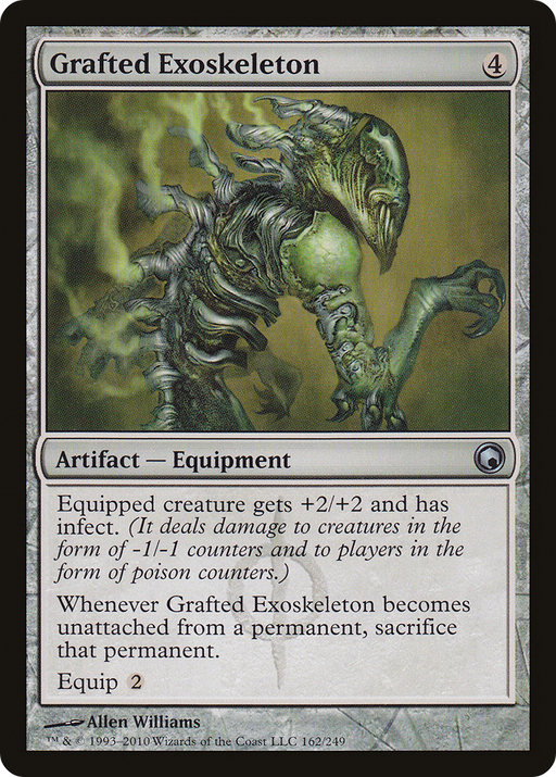 Grafted Exoskeleton (SOM-162) [Scars of Mirrodin] MTG Single Wizards of the Coast