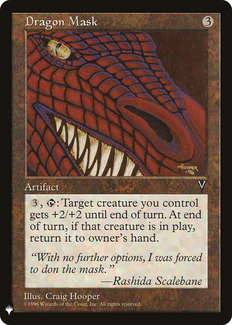 Dragon Mask (LIST-VIS-144) [Mystery Booster] The List MTG Single Wizards of the Coast