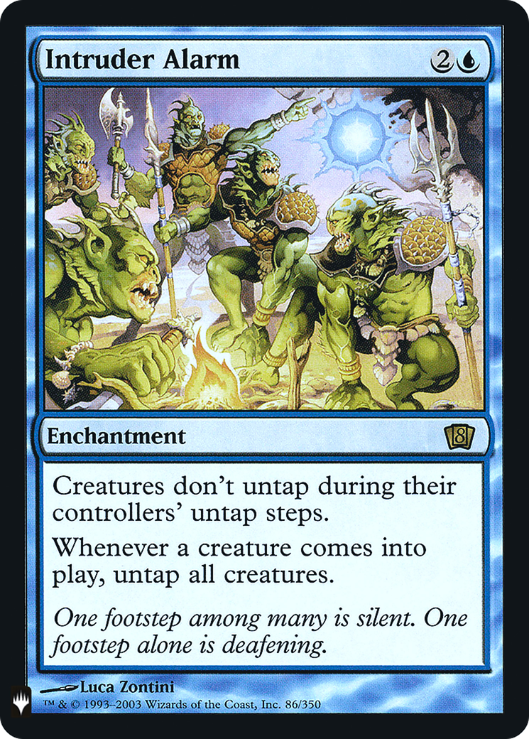 Intruder Alarm (LIST-8ED-86) [Mystery Booster] The List Foil MTG Single Wizards of the Coast