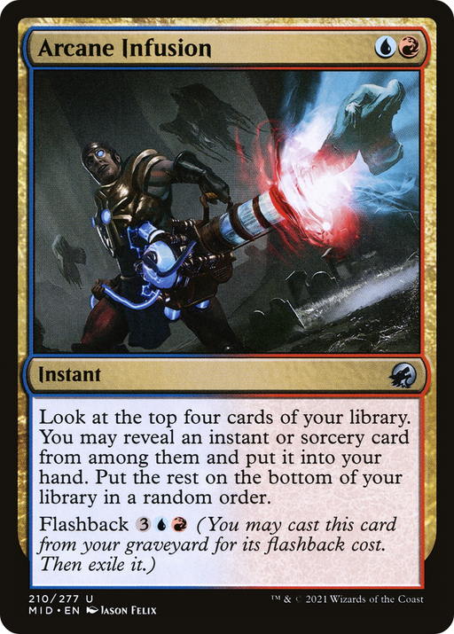 Arcane Infusion (MID-210) [Innistrad: Midnight Hunt] MTG Single Wizards of the Coast