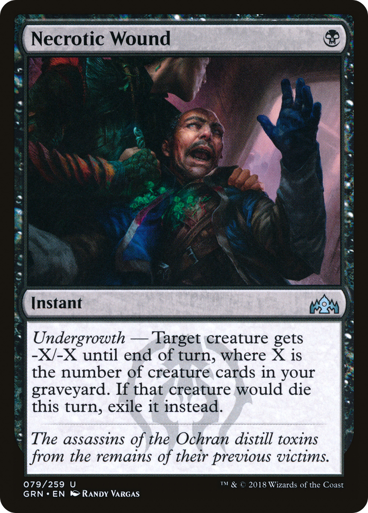 Necrotic Wound (GRN-079) [Guilds of Ravnica] MTG Single Wizards of the Coast