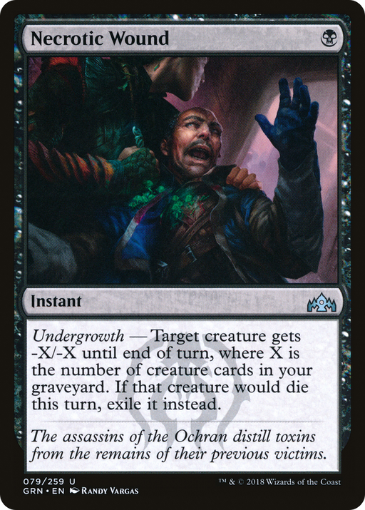 Necrotic Wound (GRN-079) [Guilds of Ravnica] MTG Single Wizards of the Coast