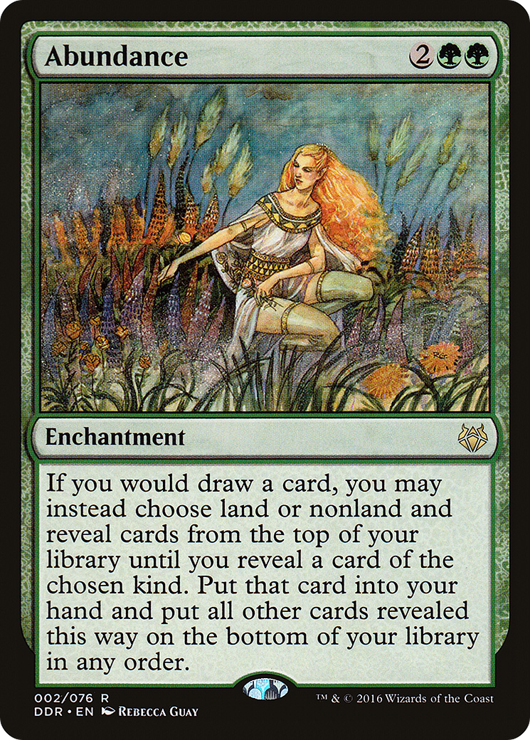 Abundance (DDR-002) [Misc] Duel Decks: Nissa vs. Ob Nixilis MTG Single Wizards of the Coast