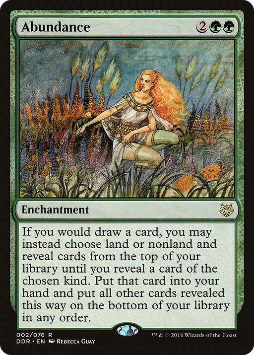 Abundance (DDR-002) [Misc] Duel Decks: Nissa vs. Ob Nixilis MTG Single Wizards of the Coast