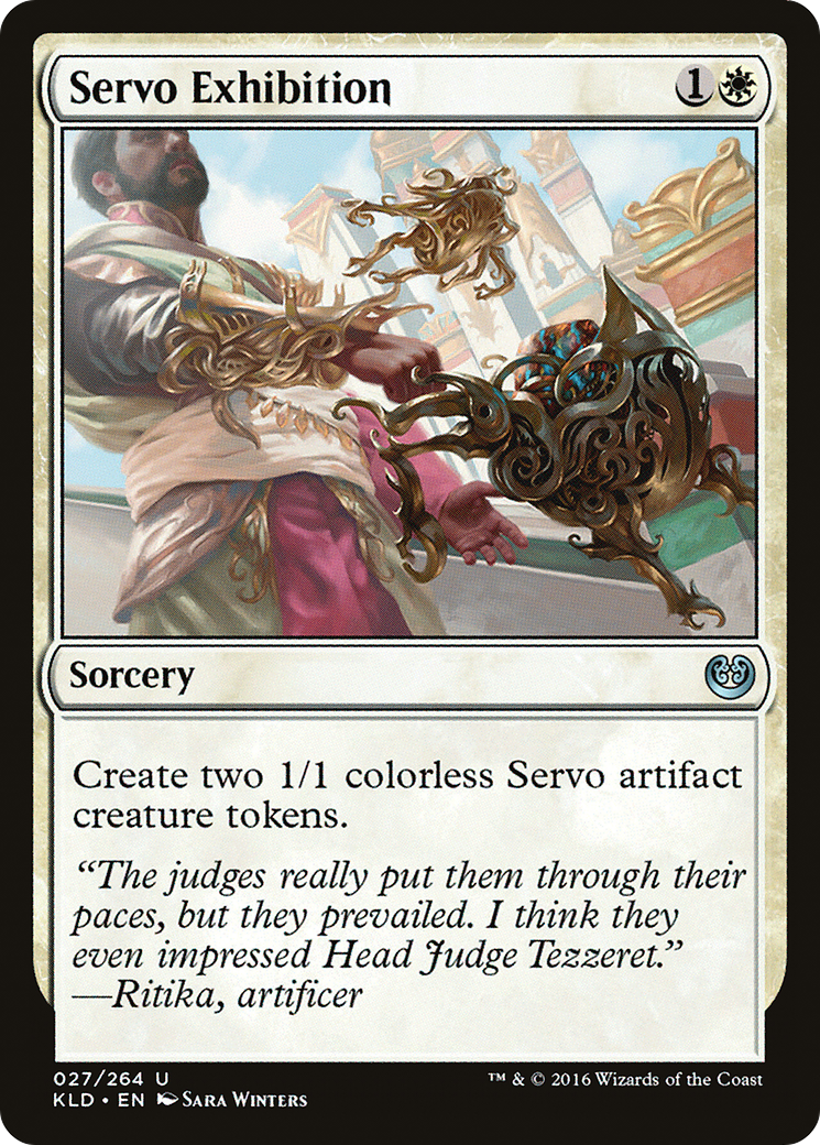 Servo Exhibition (KLD-027) [Kaladesh] Foil MTG Single Wizards of the Coast