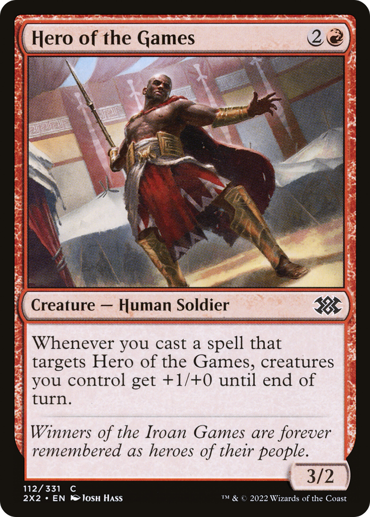 Hero of the Games (2X2-112) [Double Masters 2022] Foil MTG Single Wizards of the Coast