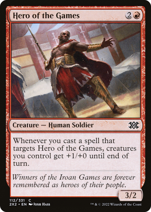 Hero of the Games (2X2-112) [Double Masters 2022] Foil MTG Single Wizards of the Coast