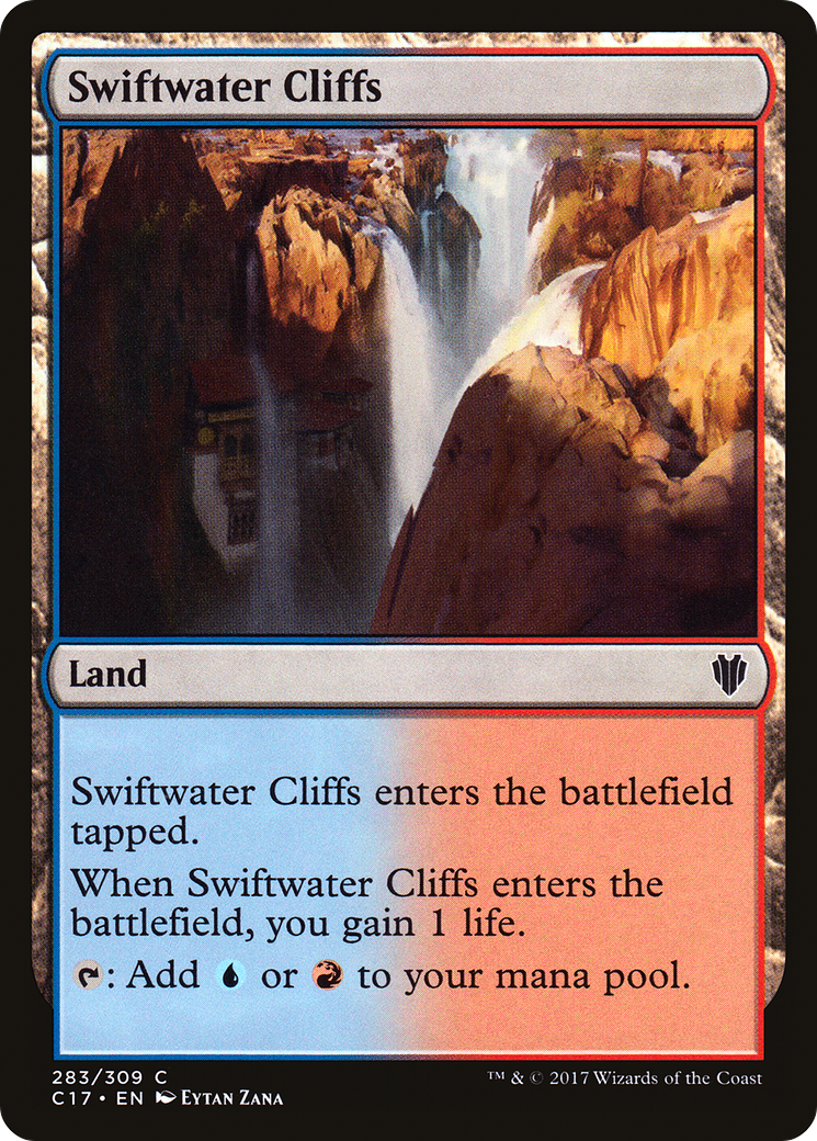 Swiftwater Cliffs (C17-283) [Commander 2017] MTG Single Wizards of the Coast