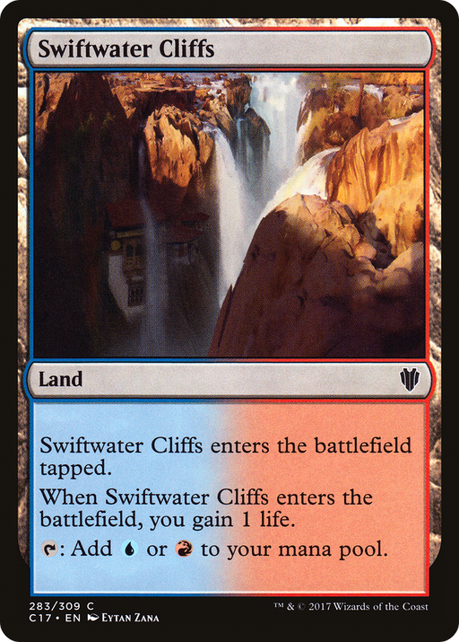Swiftwater Cliffs (C17-283) [Commander 2017] MTG Single Wizards of the Coast