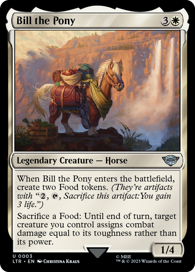 Bill the Pony (LTR-003) [The Lord of the Rings: Tales of Middle-earth] MTG Single Wizards of the Coast