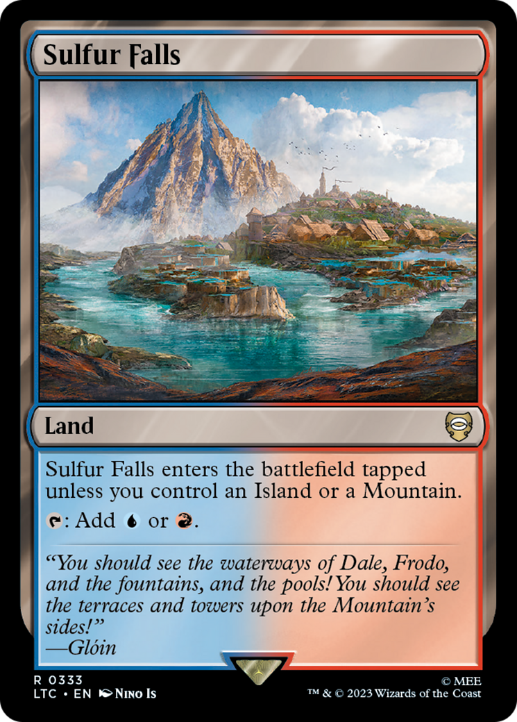 Sulfur Falls (LTC-333) [Tales of Middle-earth Commander] MTG Single Wizards of the Coast