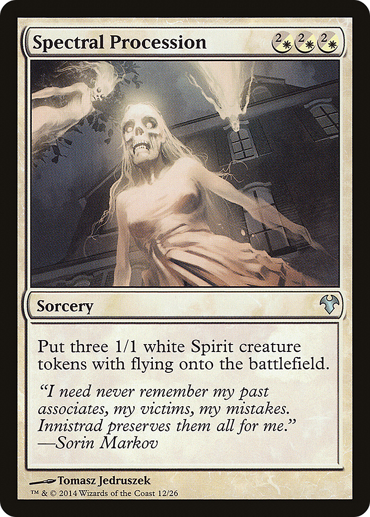 Spectral Procession (MD1-012) [Misc] Modern Event Deck 2014 MTG Single Wizards of the Coast