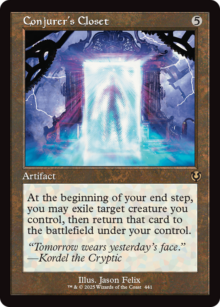 Conjurer's Closet (INR-441) [Innistrad Remastered] Foil MTG Single Wizards of the Coast