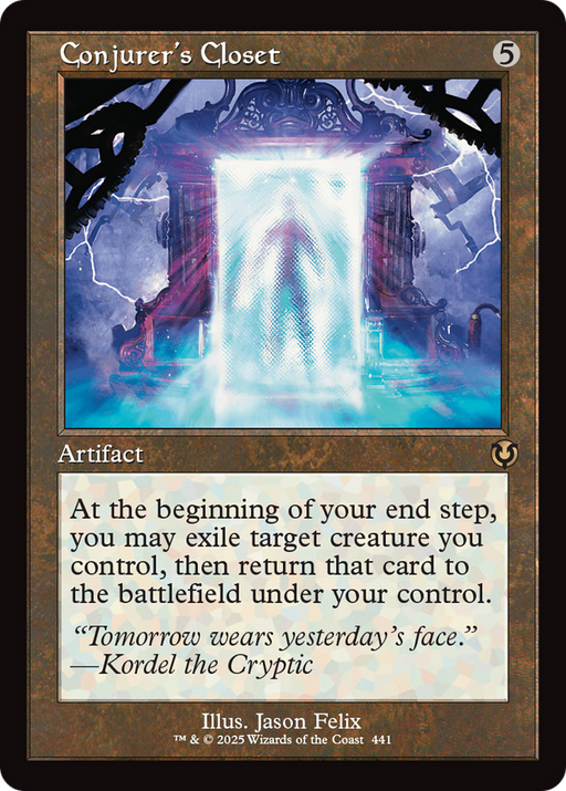 Conjurer's Closet (INR-441) [Innistrad Remastered] Foil MTG Single Wizards of the Coast