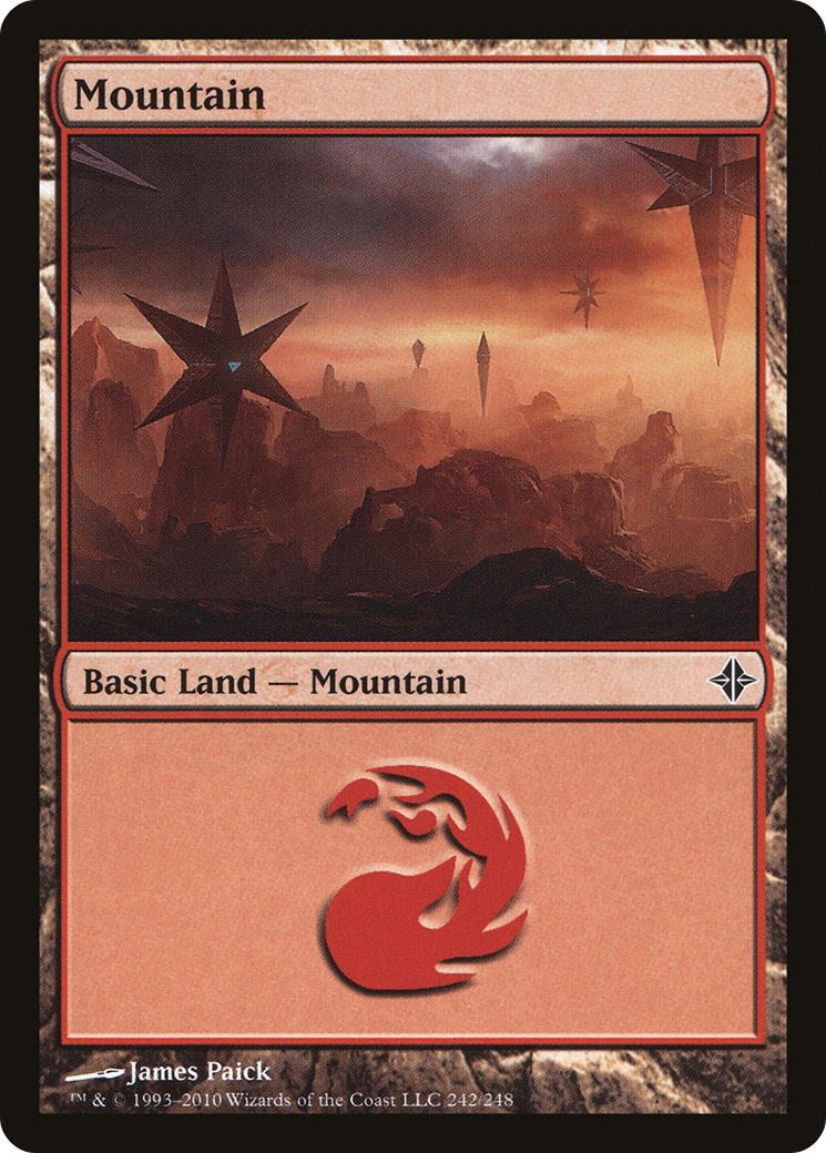 Mountain (ROE-242) [Rise of the Eldrazi] Foil MTG Single Wizards of the Coast