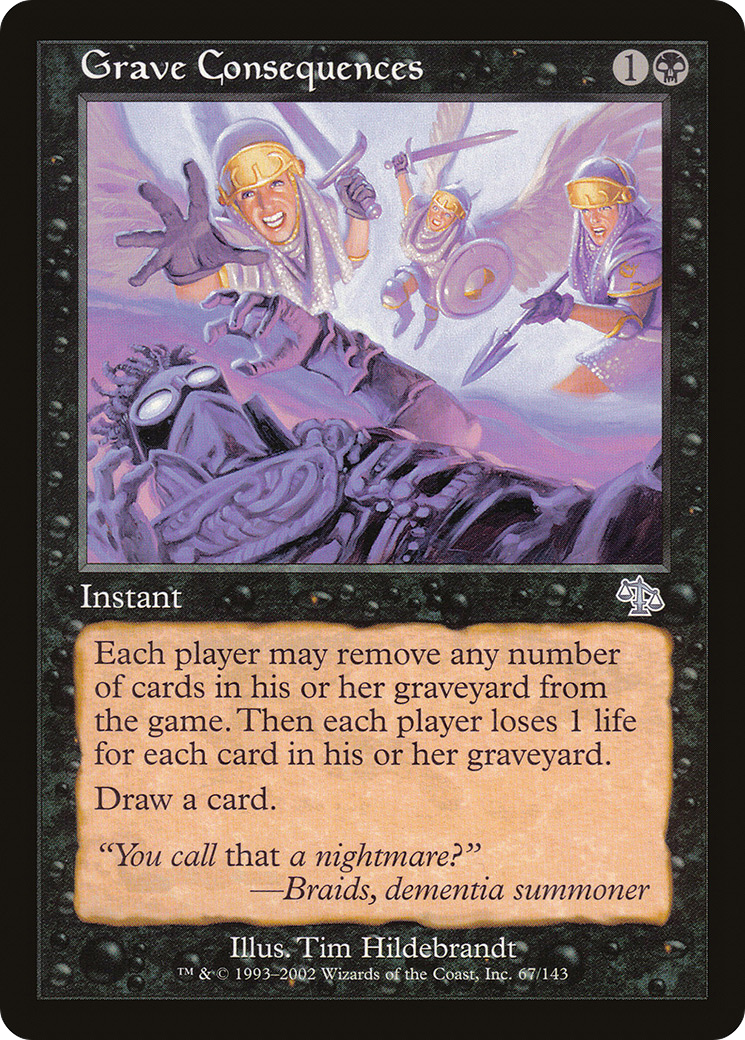 Grave Consequences (JUD-067) [Judgment] MTG Single Wizards of the Coast