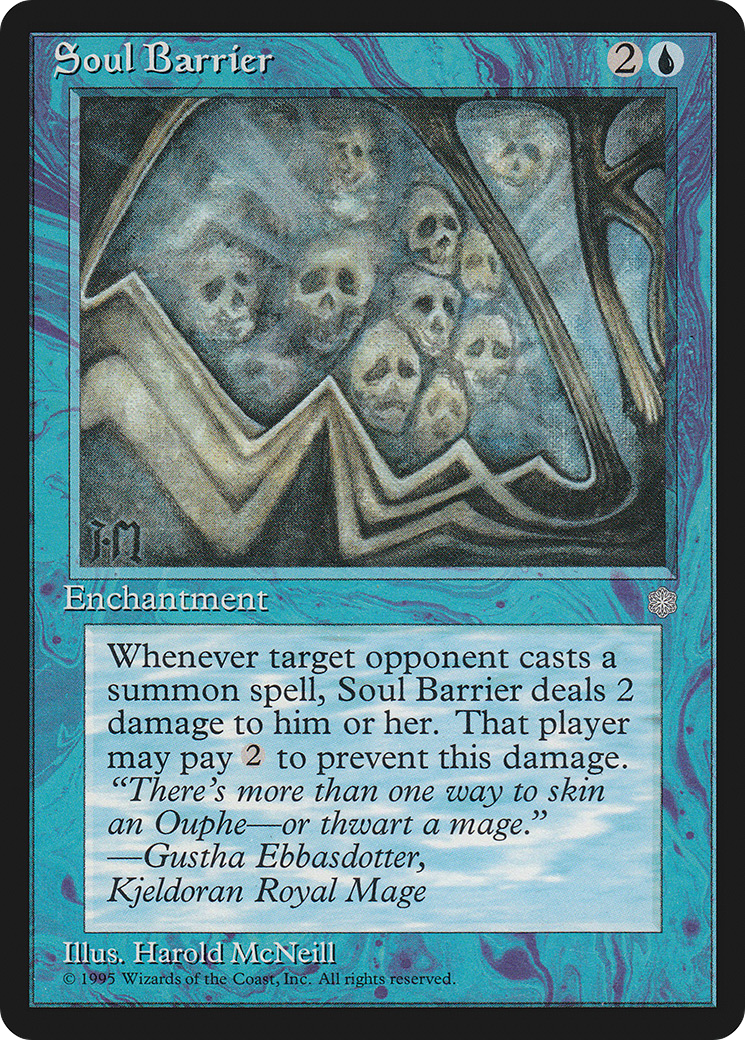 Soul Barrier (ICE-) [Ice Age] MTG Single Wizards of the Coast