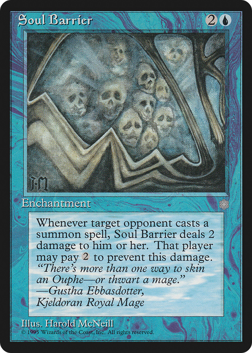 Soul Barrier (ICE-) [Ice Age] MTG Single Wizards of the Coast