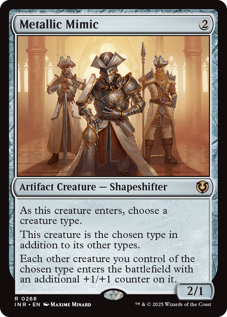 Metallic Mimic (INR-268) [Innistrad Remastered] Foil MTG Single Wizards of the Coast