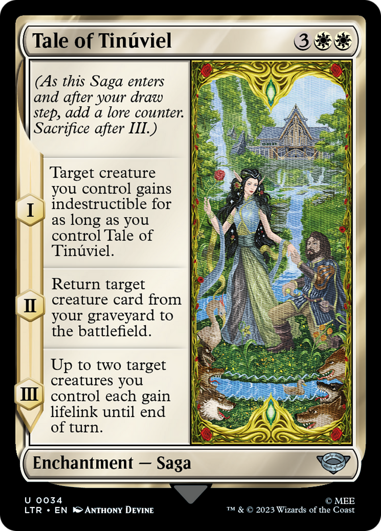 Tale of Tinúviel (LTR-034) [The Lord of the Rings: Tales of Middle-earth] MTG Single Wizards of the Coast
