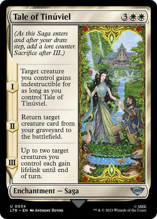 Tale of Tinúviel (LTR-034) [The Lord of the Rings: Tales of Middle-earth] Foil MTG Single Wizards of the Coast