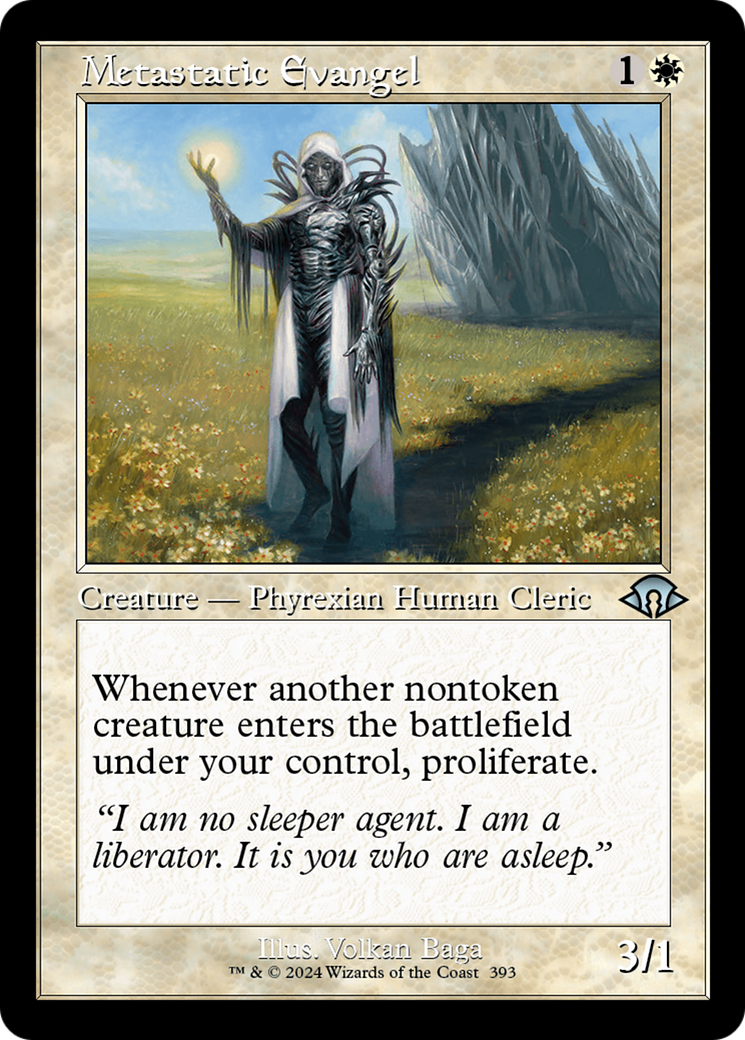 Metastatic Evangel (MH3-393) [Modern Horizons 3] Foil MTG Single Modern Horizons 3