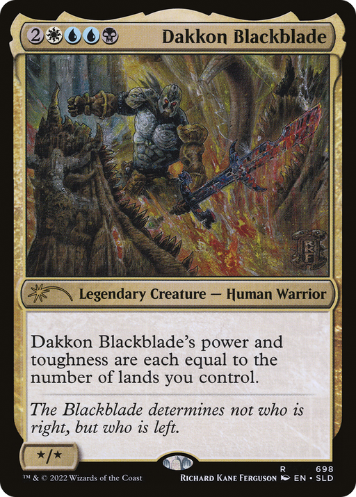 Dakkon Blackblade (SLD-698) [Secret Lair] Drop MTG Single Wizards of the Coast