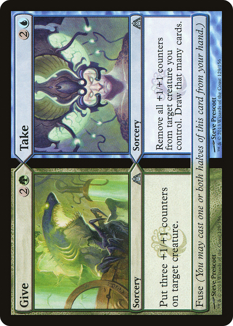 Give // Take (DGM-129) [Dragon's Maze] MTG Single Wizards of the Coast