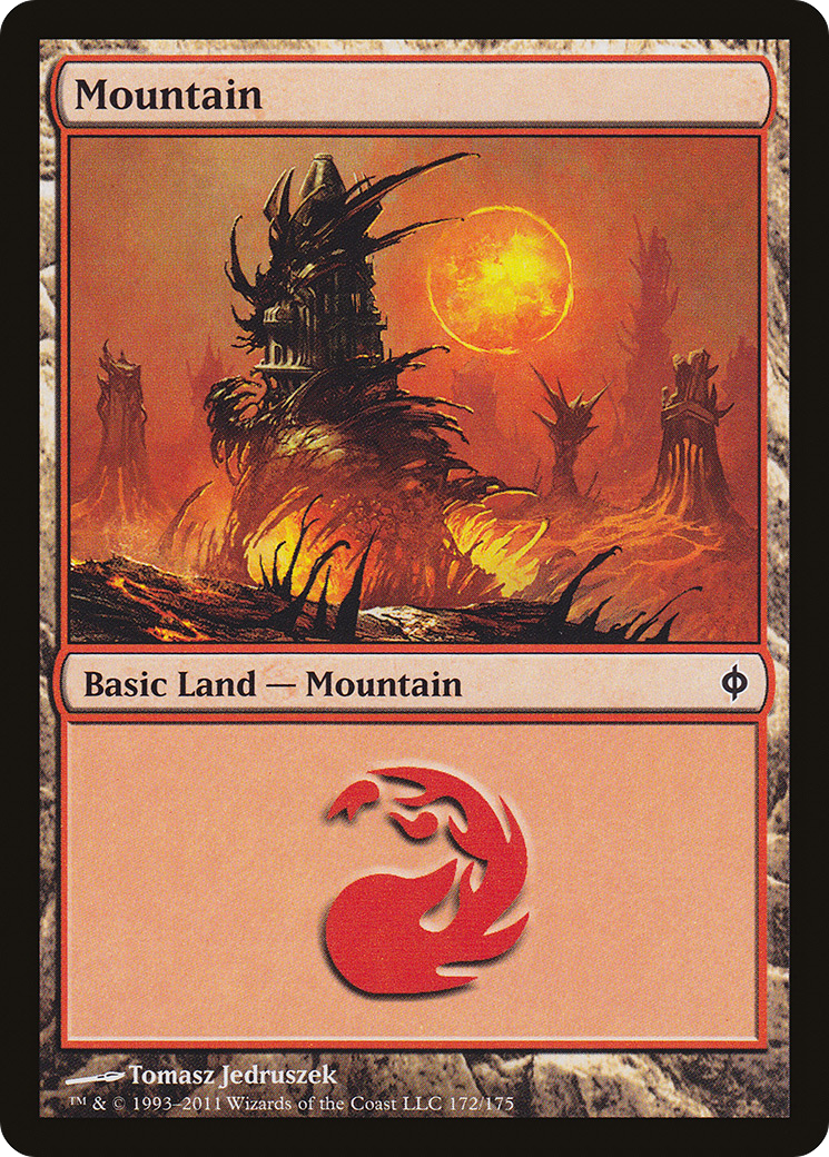 Mountain (NPH-172) [New Phyrexia] MTG Single Wizards of the Coast