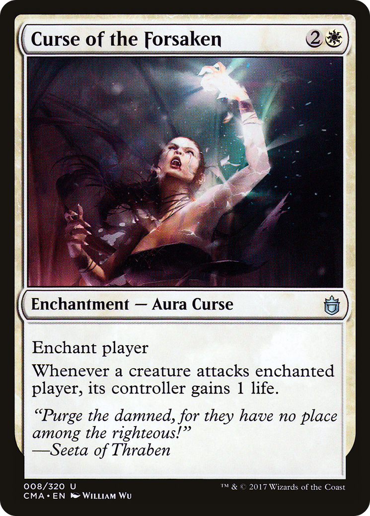 Curse of the Forsaken (CMA-008) [Commander Anthology] MTG Single Wizards of the Coast