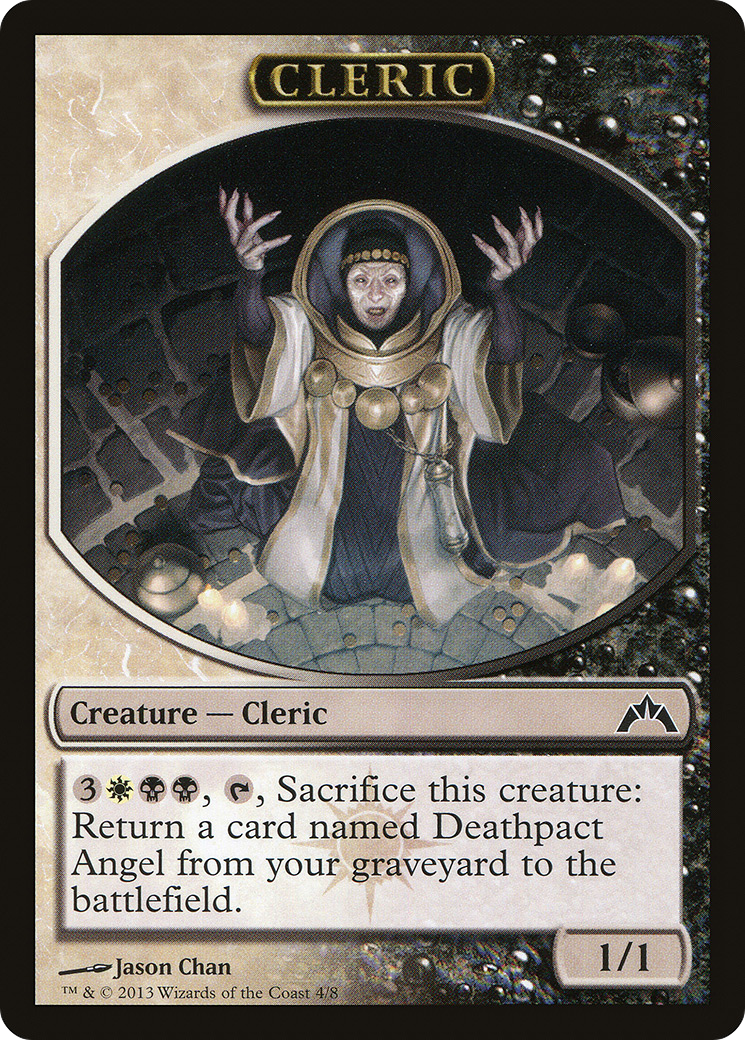 Cleric Token (GTC-004) [Tokens] Gatecrash Tokens MTG Single Wizards of the Coast