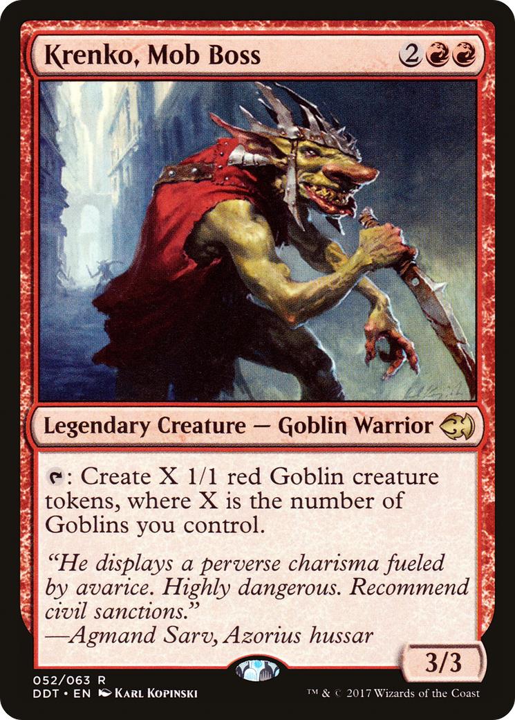 Krenko, Mob Boss (DDT-052) [Misc] Duel Decks: Merfolk vs. Goblins MTG Single Wizards of the Coast