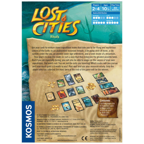 Lost Cities: Rivals Board Games Kosmos