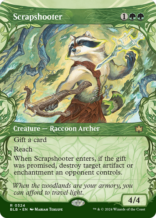 Scrapshooter (BLB-324) [Bloomburrow] (Showcase) (Borderless) MTG Single Wizards of the Coast