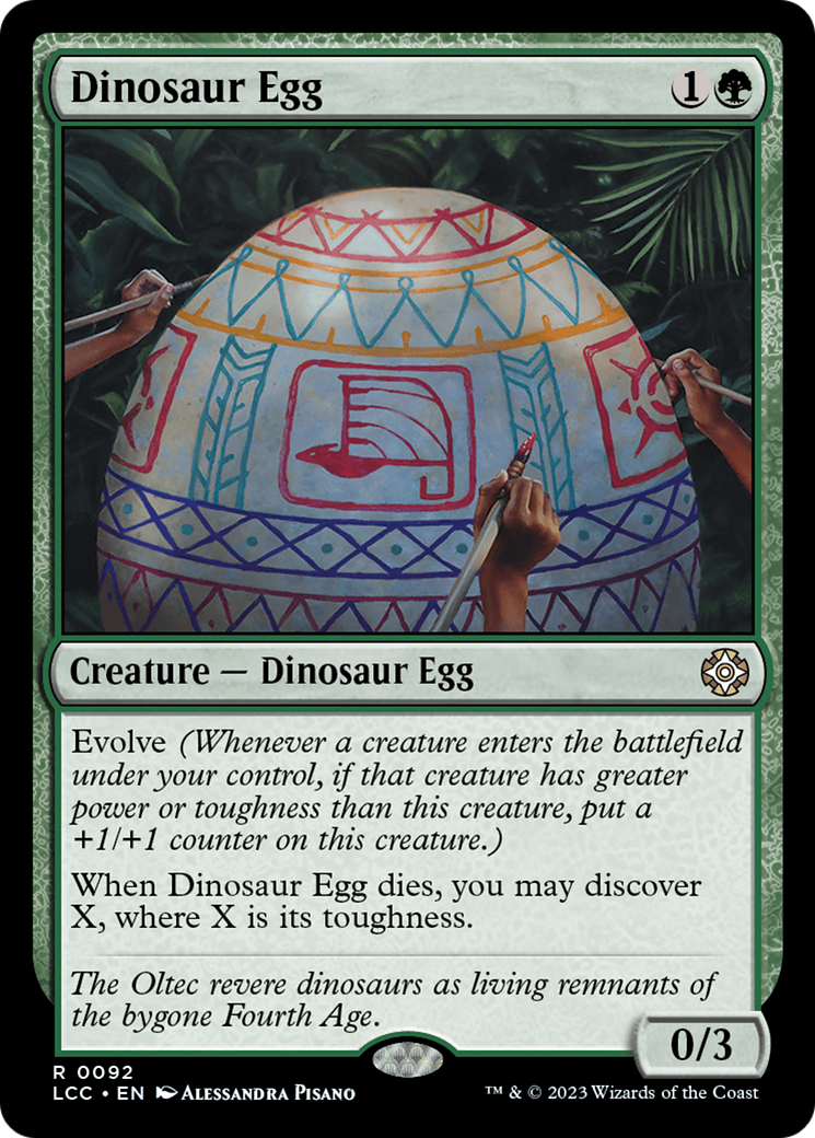 Dinosaur Egg (LCC-092) [The Lost Caverns of Ixalan Commander] MTG Single Wizards of the Coast