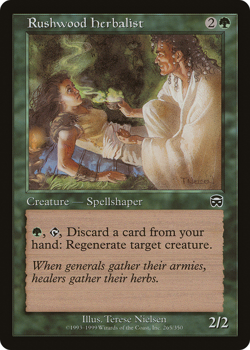 Rushwood Herbalist (MMQ-265) [Mercadian Masques] MTG Single Wizards of the Coast