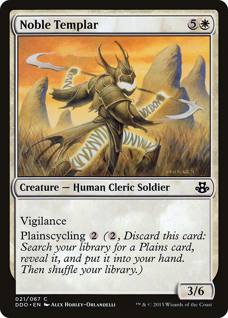 Noble Templar (DDO-021) [Misc] Duel Decks: Elspeth vs. Kiora MTG Single Wizards of the Coast
