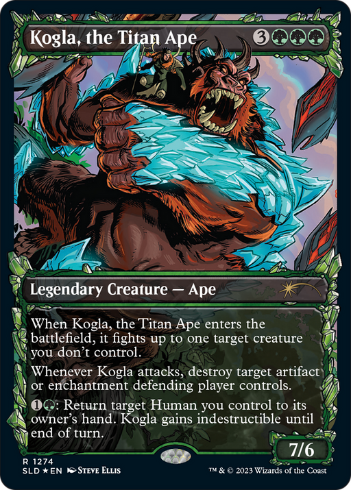 Kogla, the Titan Ape (Halo Foil) (SLD-1274) [Secret Lair] Drop (Showcase) Foil MTG Single Wizards of the Coast