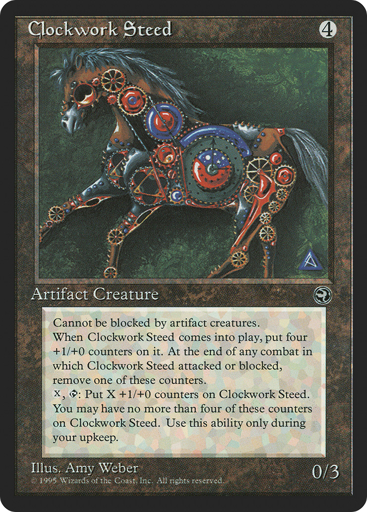 Clockwork Steed (HML-103) [Homelands] MTG Single Wizards of the Coast
