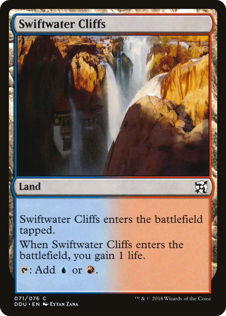 Swiftwater Cliffs (DDU-071) [Misc] Duel Decks: Elves vs. Inventors MTG Single Wizards of the Coast