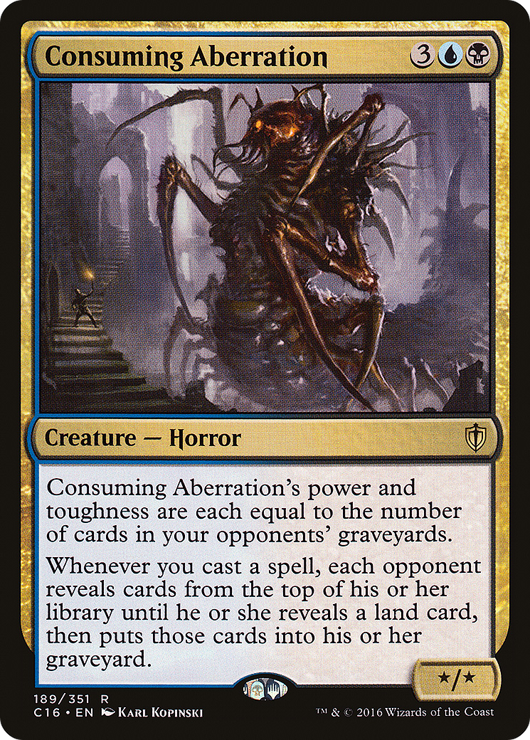 Consuming Aberration (C16-189) [Commander 2016] MTG Single Wizards of the Coast
