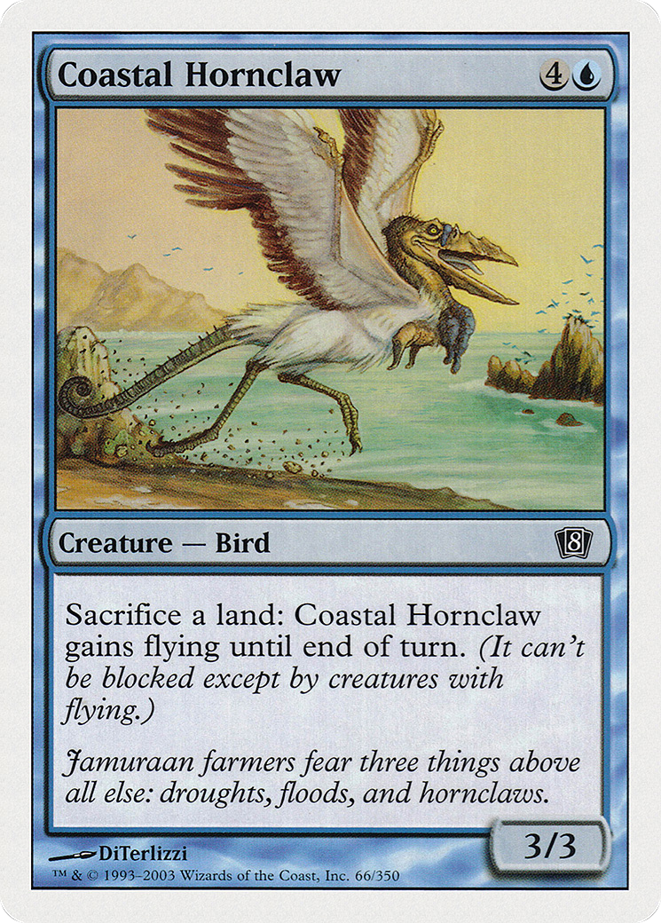 Coastal Hornclaw (8ED-066) [8th Edition] MTG Single Wizards of the Coast