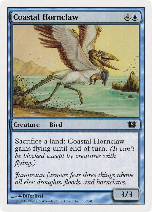 Coastal Hornclaw (8ED-066) [8th Edition] MTG Single Wizards of the Coast