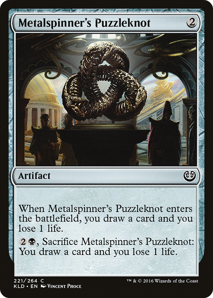 Metalspinner's Puzzleknot (KLD-221) [Kaladesh] MTG Single Wizards of the Coast